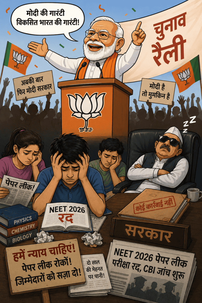 Modi's guard, symbolizing a developed India.