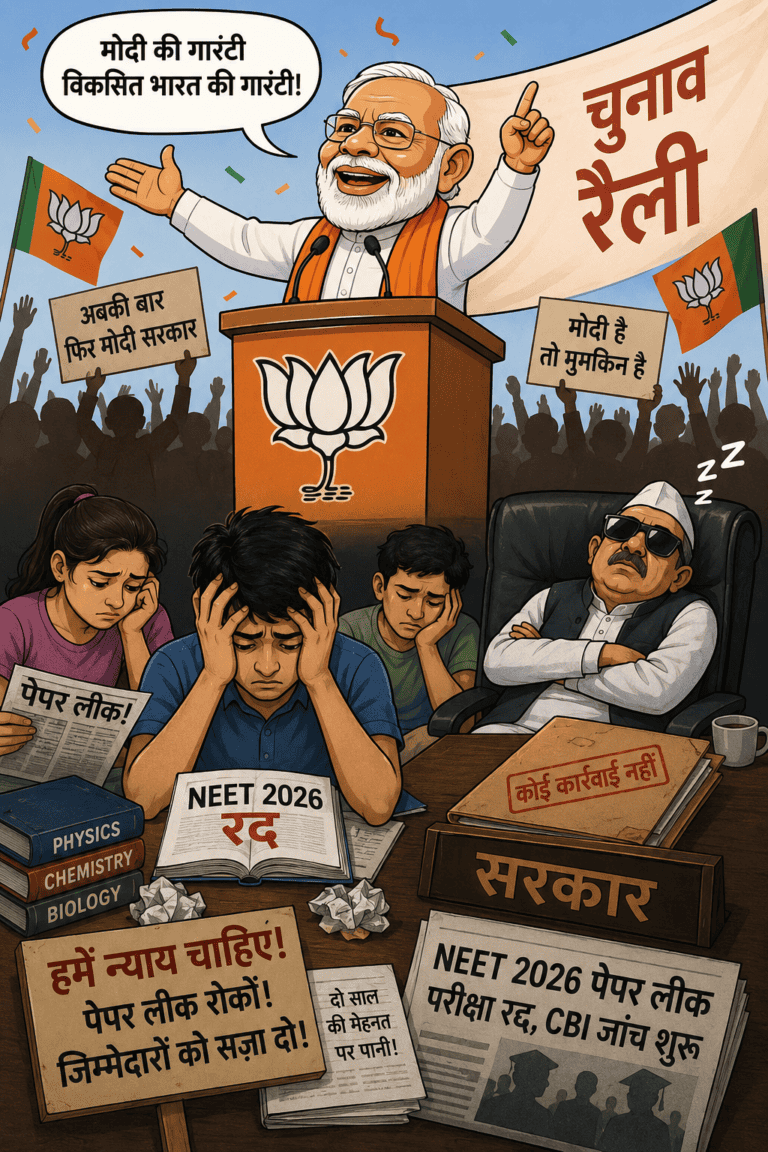 Modi's guard, symbolizing a developed India.